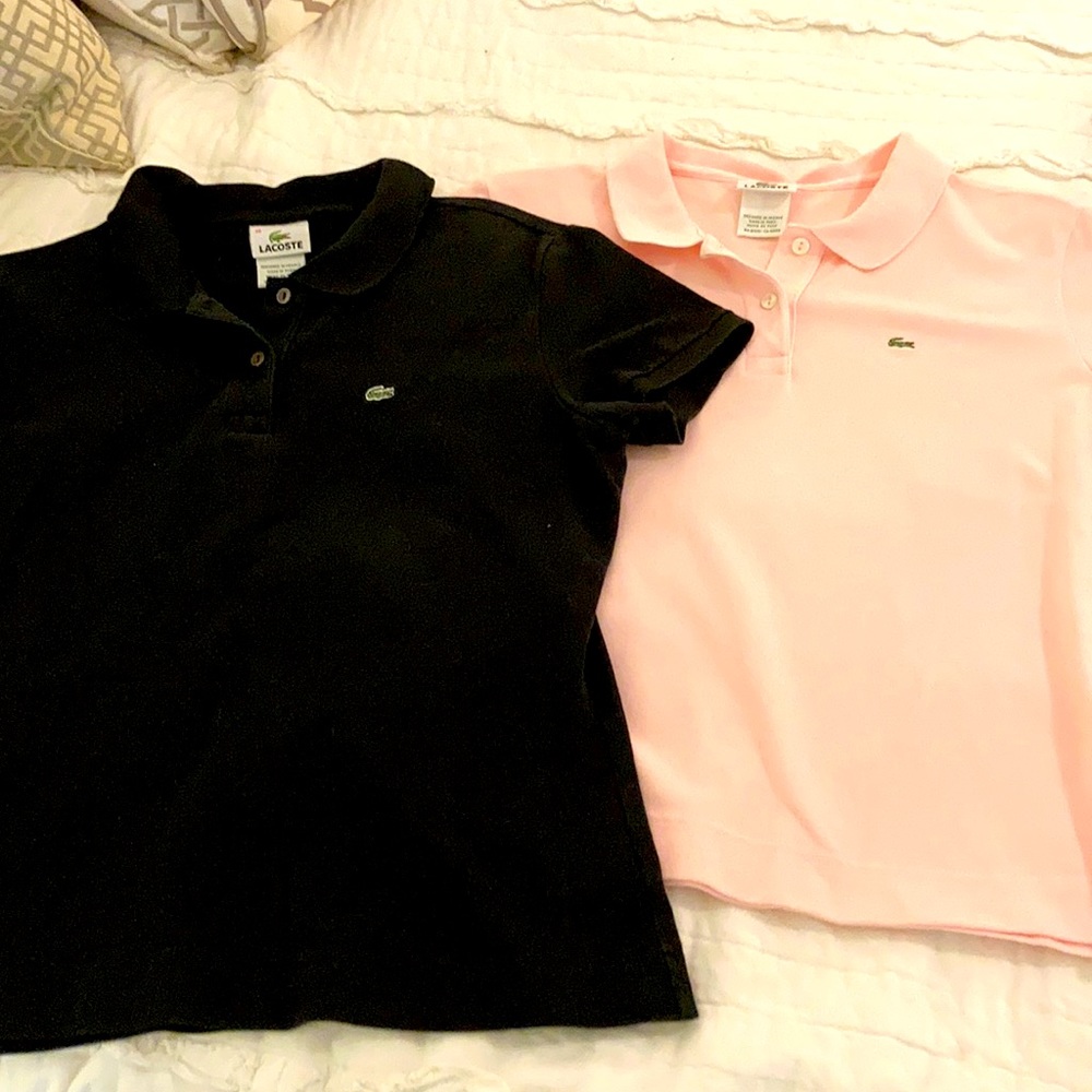 Pair of Lacoste shirts